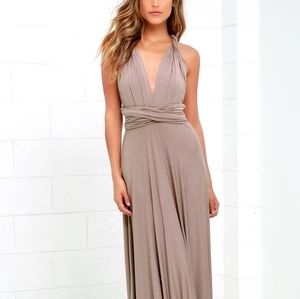 Multi-Way Bridesmaid Maxi Dress